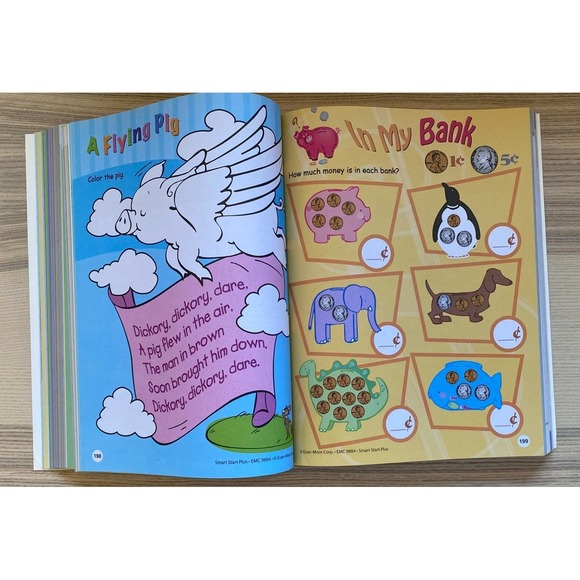 Kindergarten Science Math Art Reading Geography Workbook Homeschool Curriculum - Picture 9 of 14